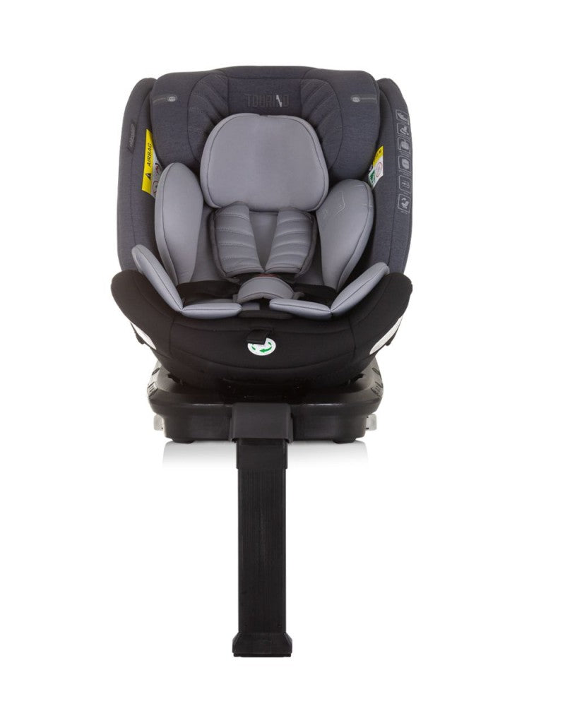 PACK Carrito duo convertible AURA obsidian silver + Silla de auto TOURINO grey mix