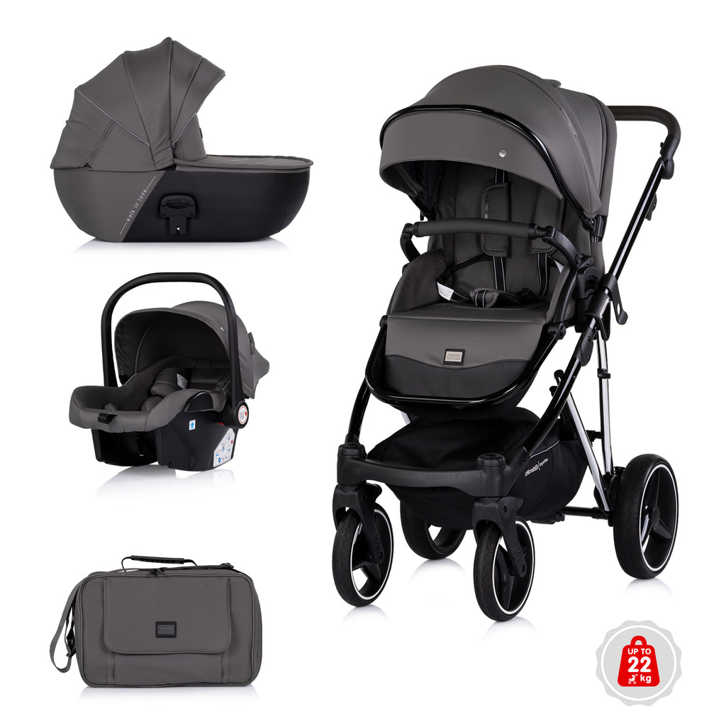 Carrito de Bebé 3 en 1 Chipolino IMPERIUM con Silla i-Size hasta 22 kg